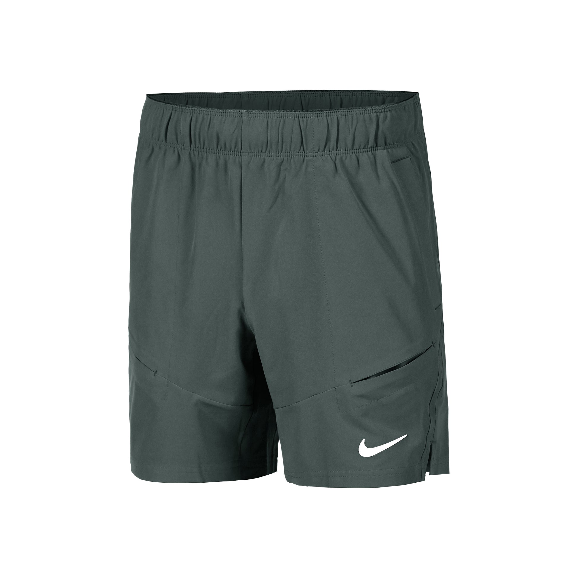 Nike Court Dri-Fit Advantage  7in Shorts Hombres - verde oscuro,