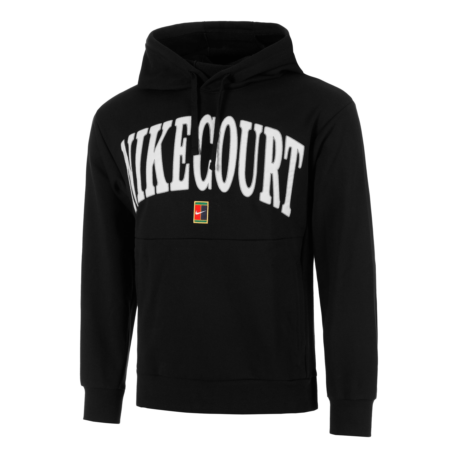 Nike Dri-Fit Fleece Heritage Sudadera Con Capucha Hombres-Negro,Blanco