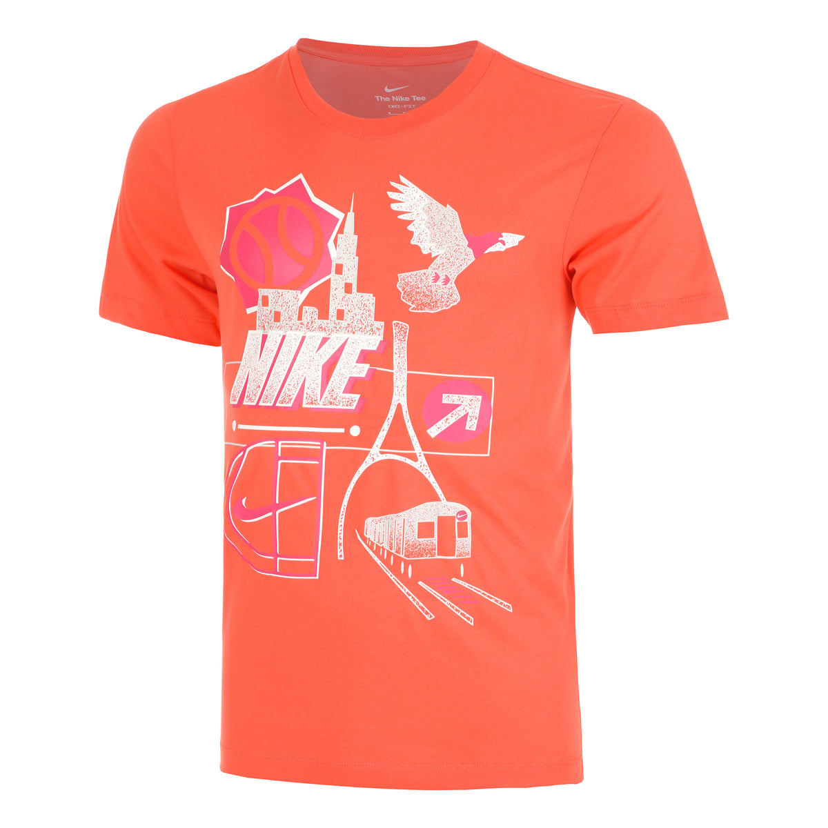 Nike Dri-Fit OC Camiseta de manga corta Hombres - naranja, multicolor