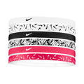 Printed Cinta para el pelo Pack de 6 Unisex - rosa, multicolor