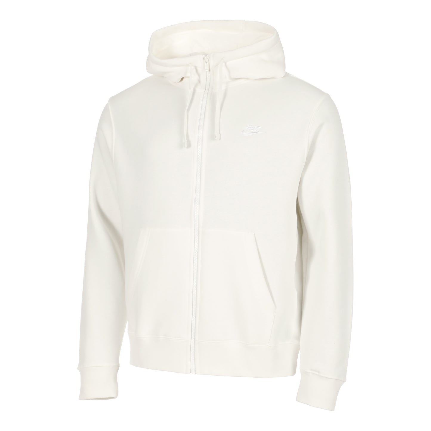 Nike Sportswear Club Full Zip Sudadera con cremallera Hombres - crema, blanco