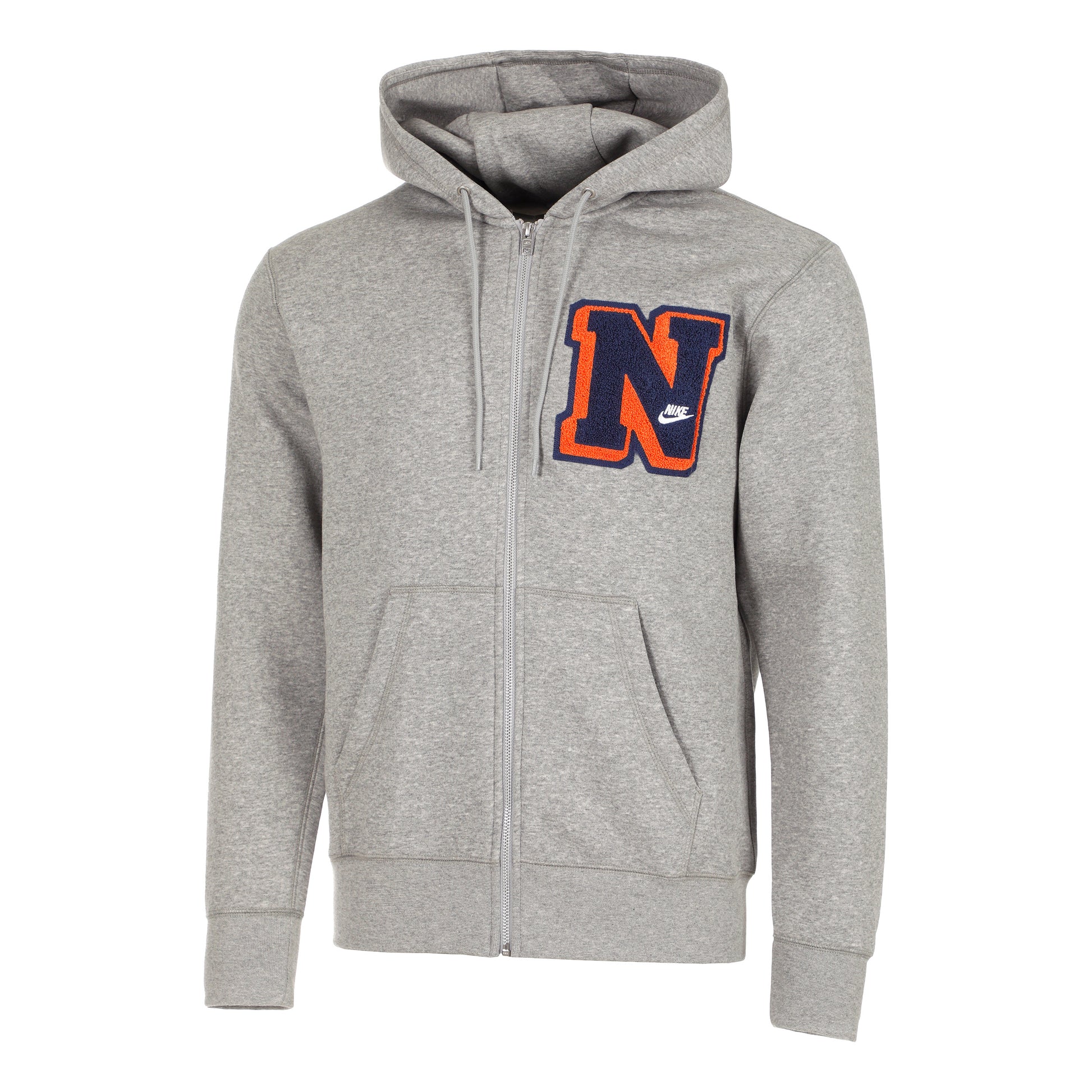 Nike Club Full Zip Sudadera con cremallera Hombres - gris,