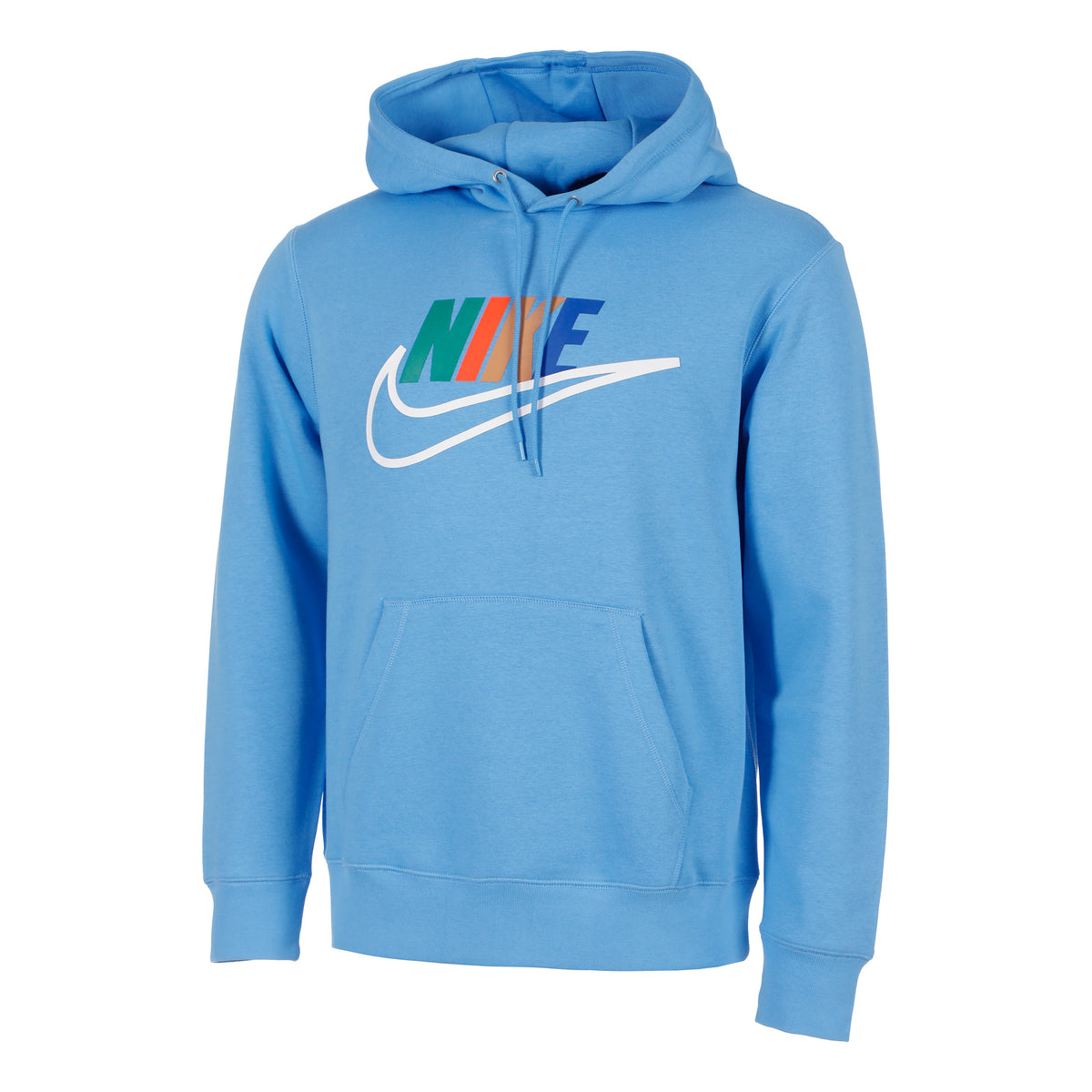 Nike Club Futura Block Sudadera con capucha Hombres - azul,
