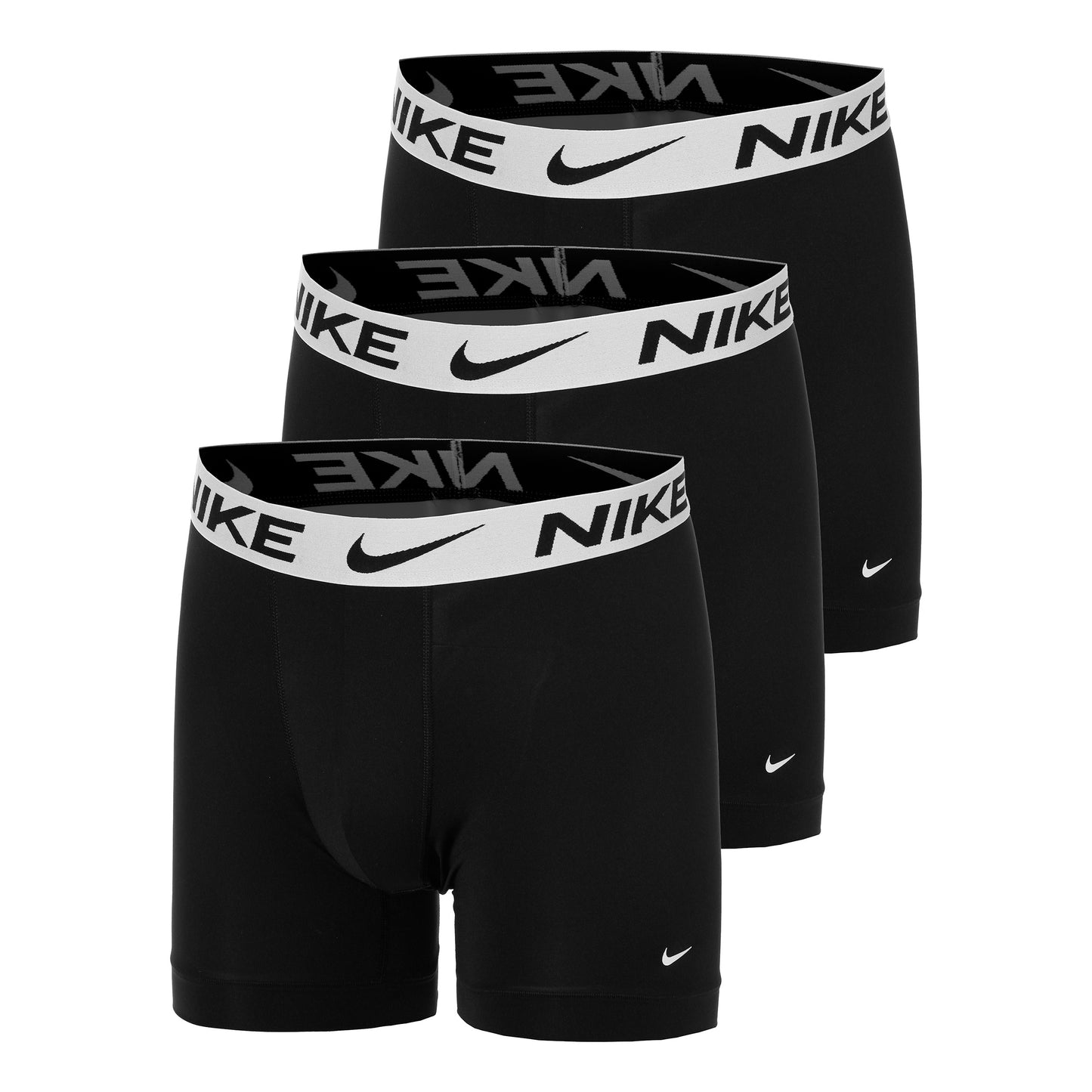 Nike Essential Micro Calzoncillos tipo bóxer Pack de 3 Hombres - negro, blanco