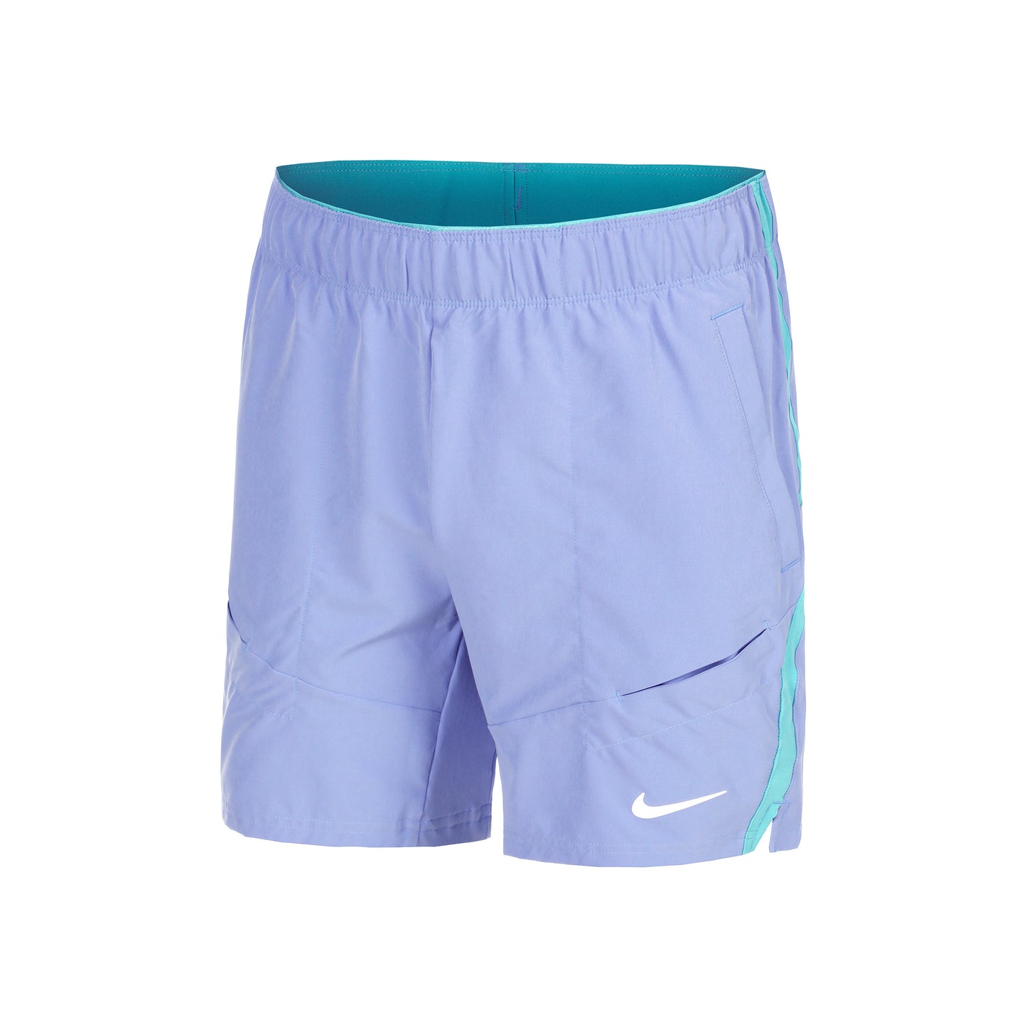 Nike Court Dri-Fit Advantage 7in Shorts Hombres-Morado,Mint