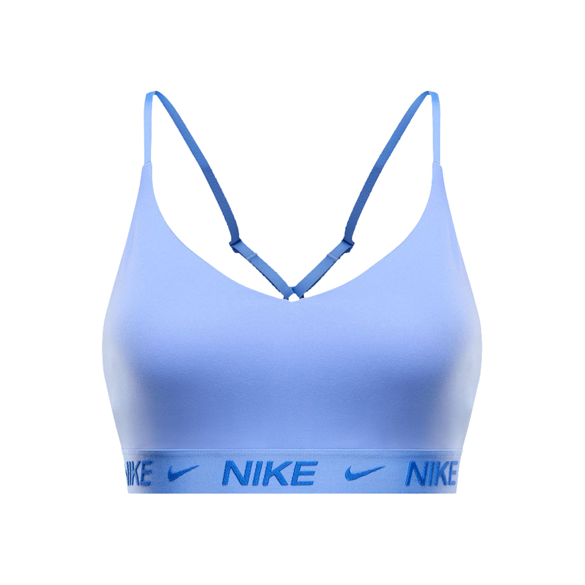 Nike Dri-Fit INDY LGT Support Sujetador deportivo Mujeres-azul claro