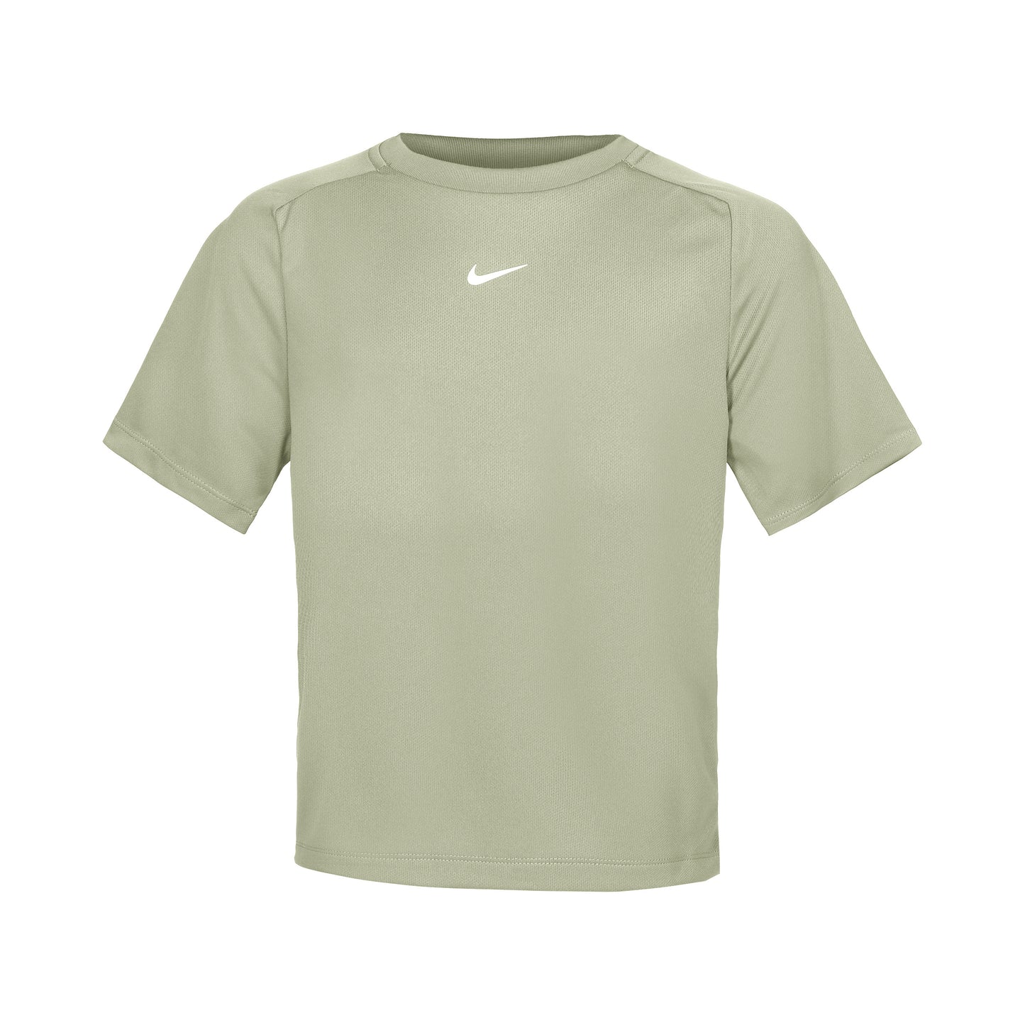 Nike Big Camiseta de manga corta Chicos - oliva, blanco