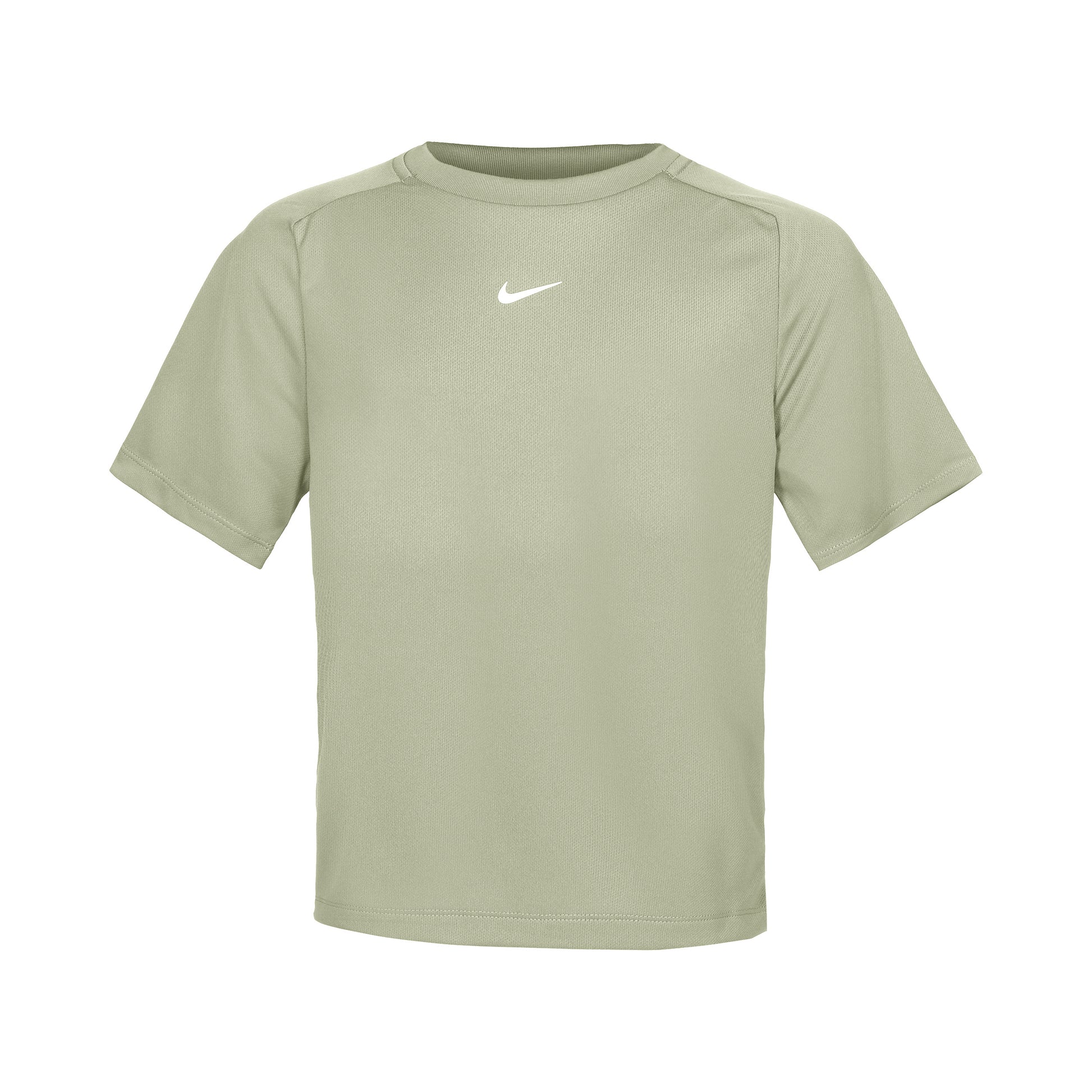 Nike Big Camiseta de manga corta Chicos - oliva, blanco