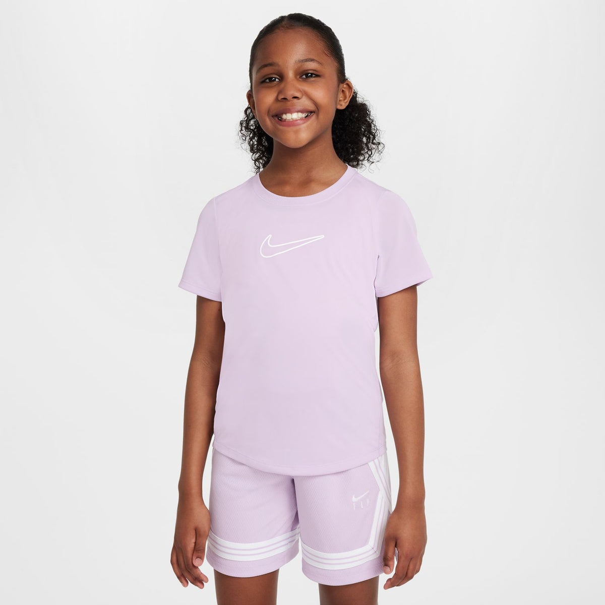 Nike Dri-FIT One Camiseta De Manga Corta Chicas-Lila