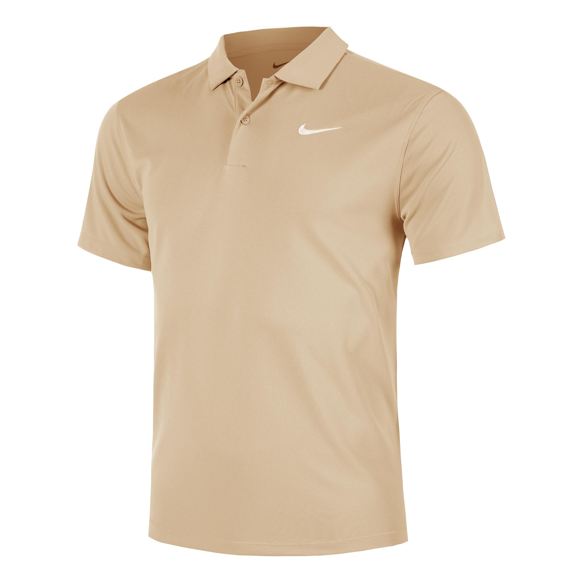 Nike Dri-Fit Victory Court Solid Polo Hombres - beige