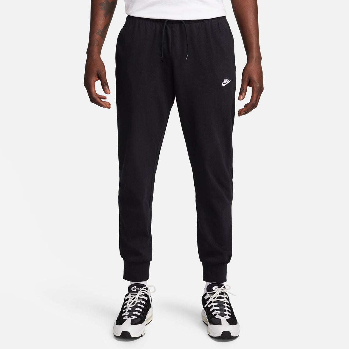 Nike Club Knit Pantalón De Entrenamiento Hombres-Negro