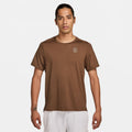 Court Dri-FIT Advantage Camiseta de manga corta Hombres - marrón,