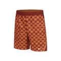 Court Dri-FIT Victory High Rise 9in All Over Print Shorts Hombres-Naranja,Marrón