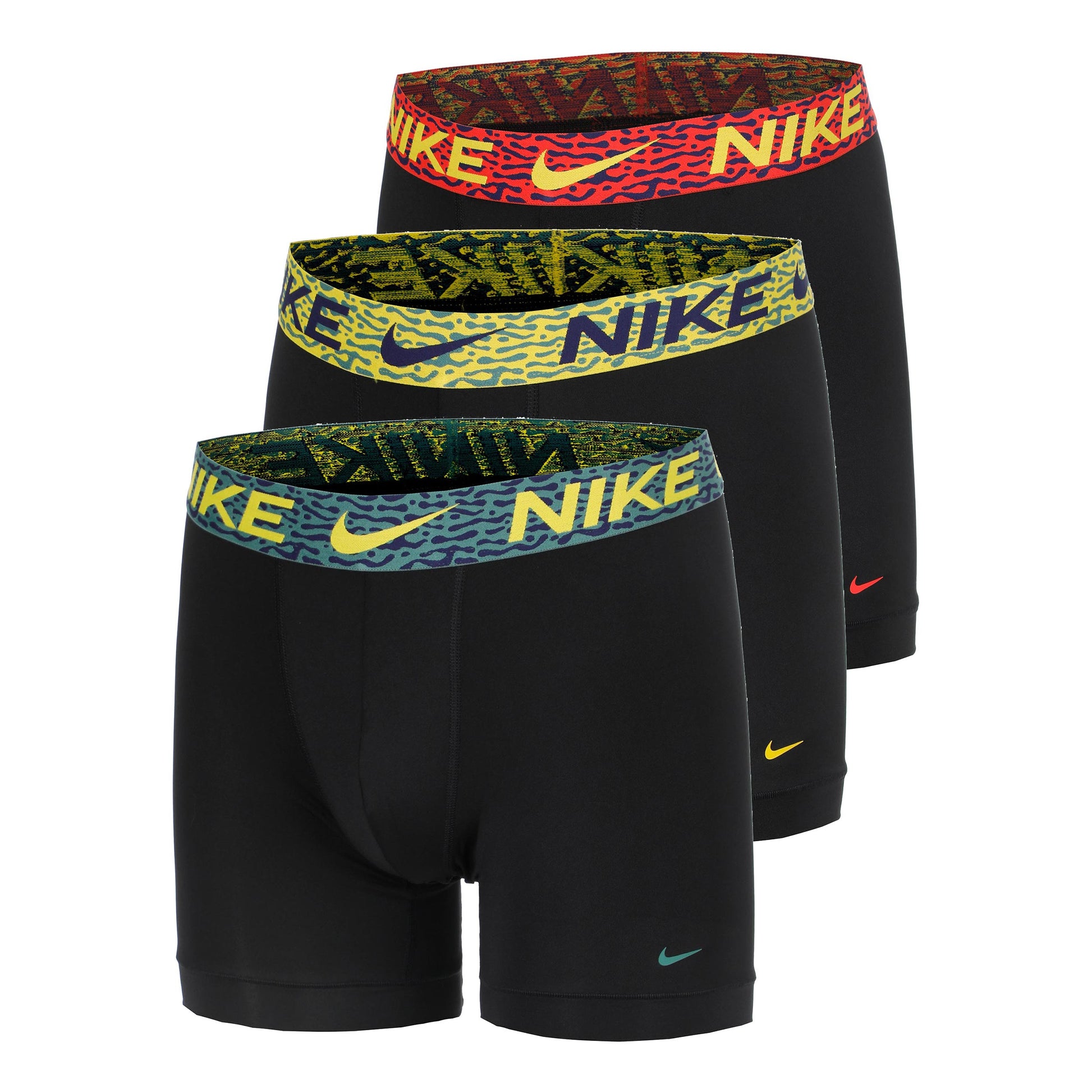 Nike Essential Micro Calzoncillos Tipo Bóxer Hombres-Negro,Verde