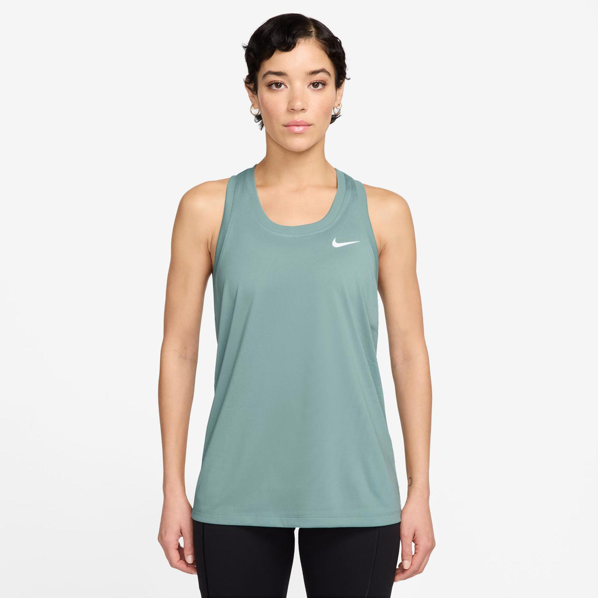 Nike Dri-Fit Racer Camiseta De Tirantes Mujeres-Salvia