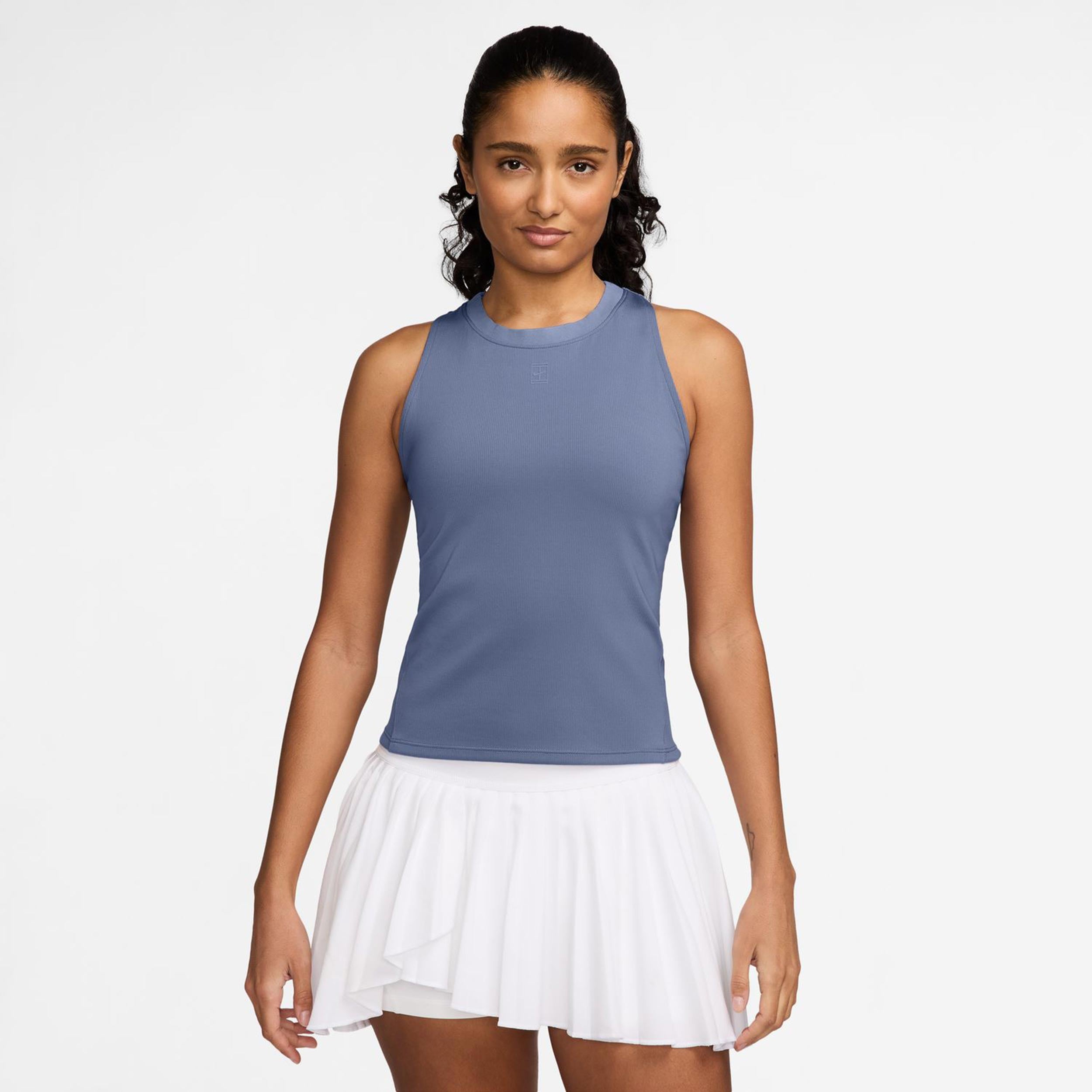Nike Court Dri-Fit Advantage Camiseta De Tirantes Mujeres-Azul-gris