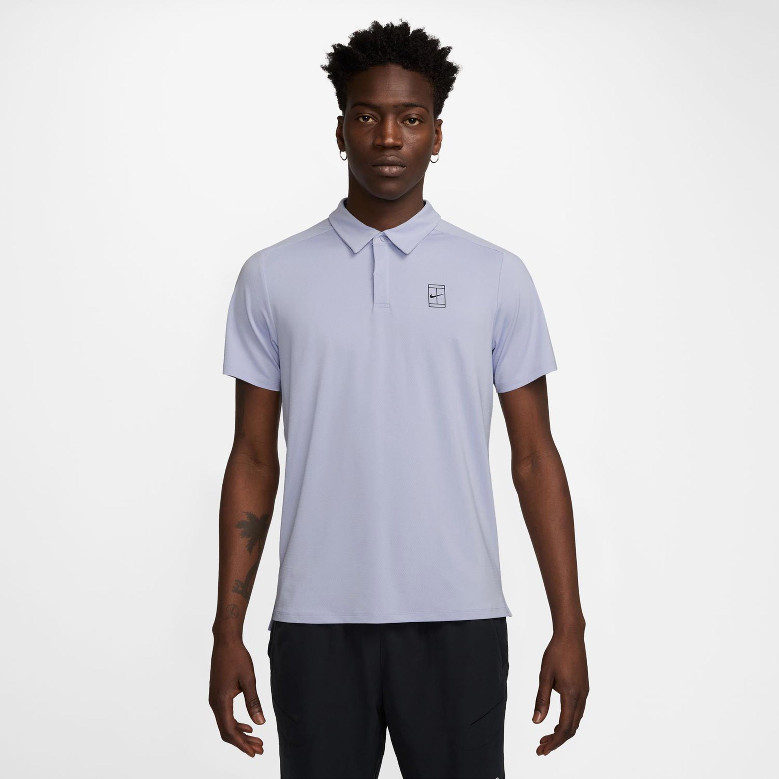 Court Dri-Fit Advantage Polo Hombres-Morado | Tennis-Point