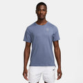 Court Dri-Fit Advantage Camiseta De Manga Corta Hombres-Azul-gris