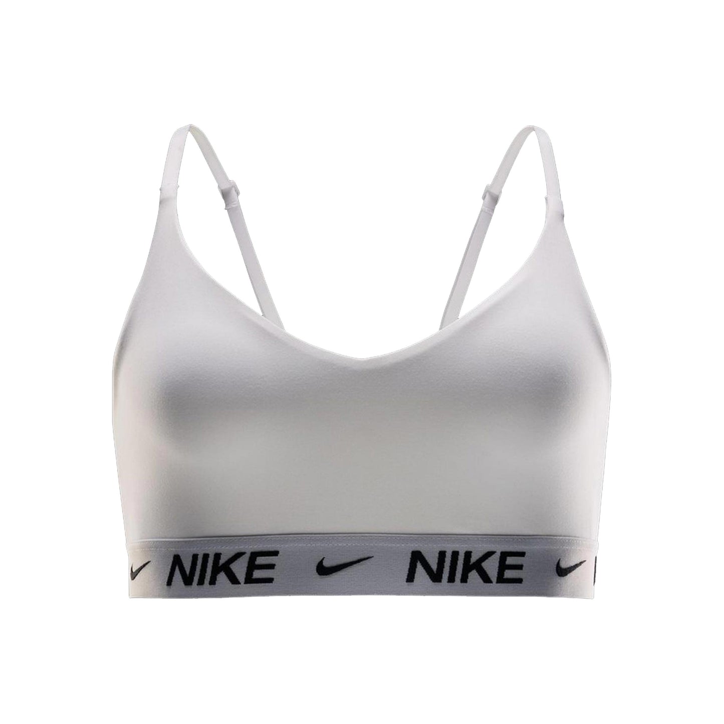 Nike Dri-Fit INDY LGT Support Sujetador deportivo Mujeres-blanco, negro