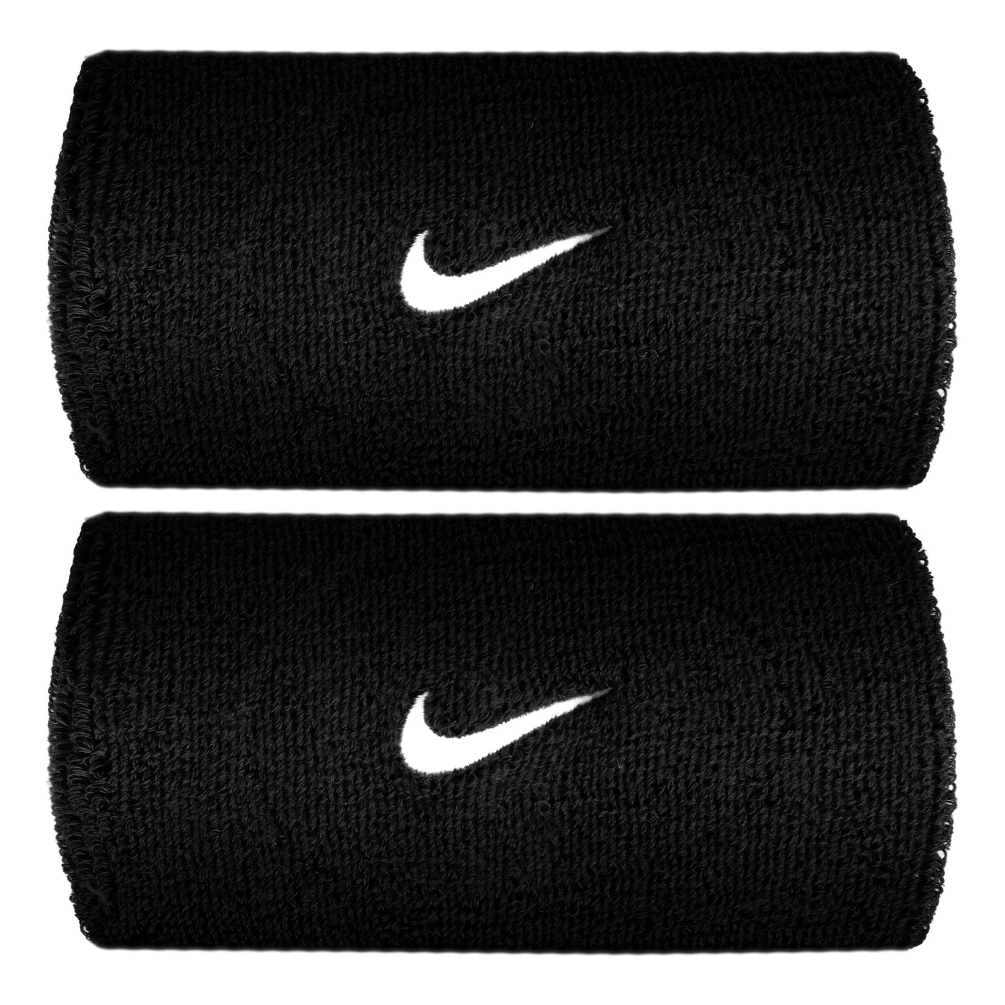 Nike Swoosh Classic Doublewide Cinta para sudor largo - negro, blanco