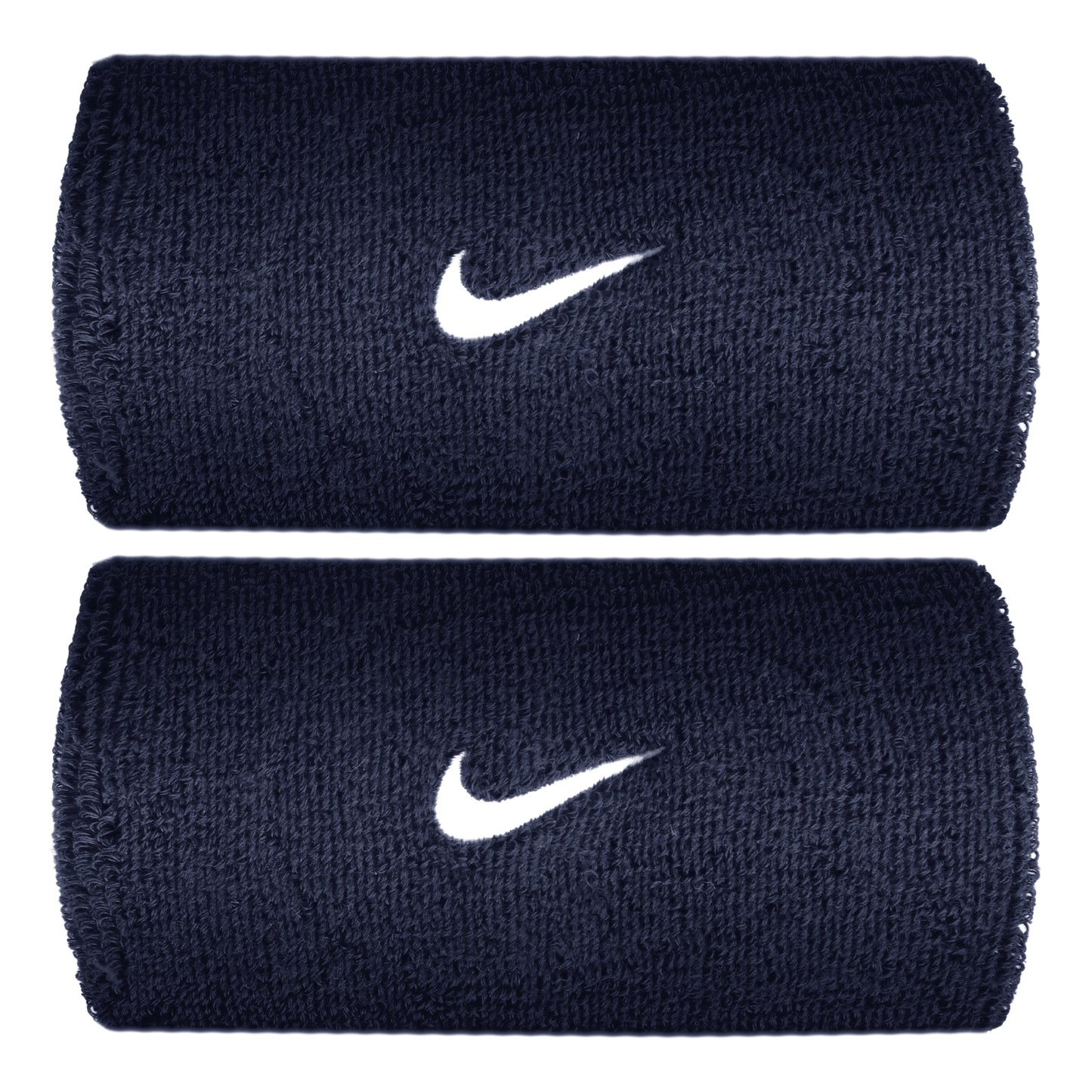 Nike Swoosh Classic Doublewide Cinta para sudor largo - azul oscuro, blanco