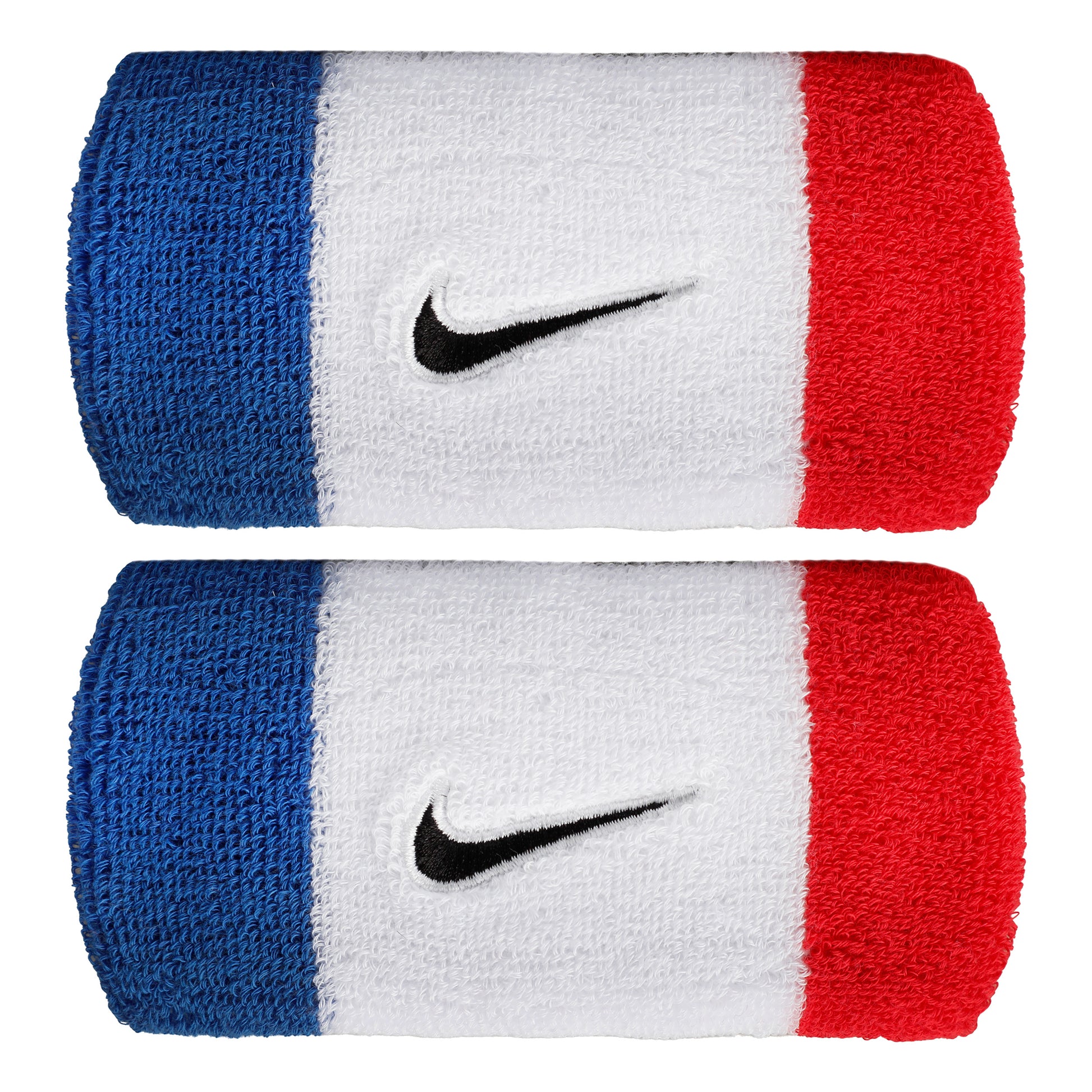 Nike Swoosh Classic Doublewide Cinta para sudor largo - azul, rojo