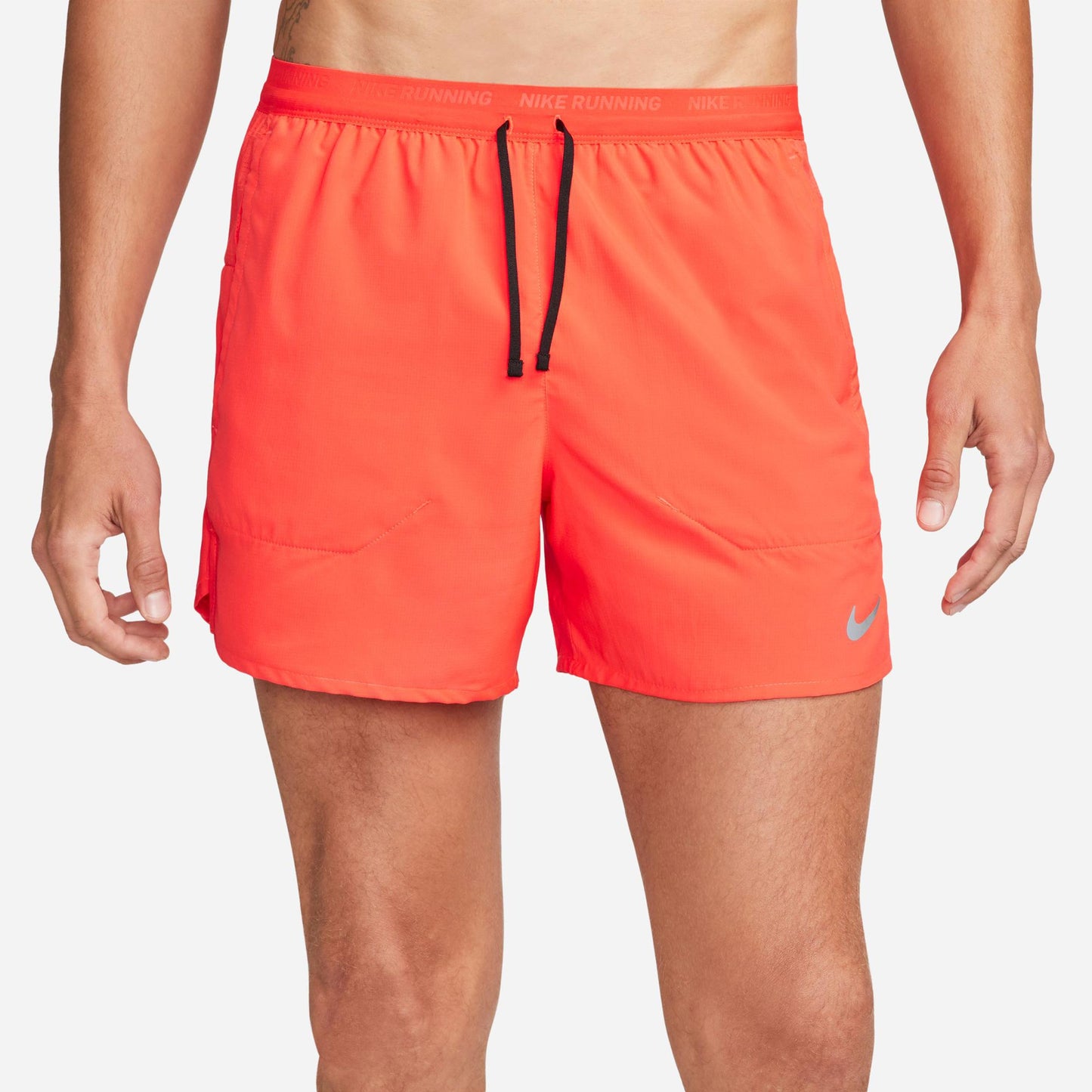 Nike Stride 5in Pantalones Cortos Hombres-Rojo,Negro