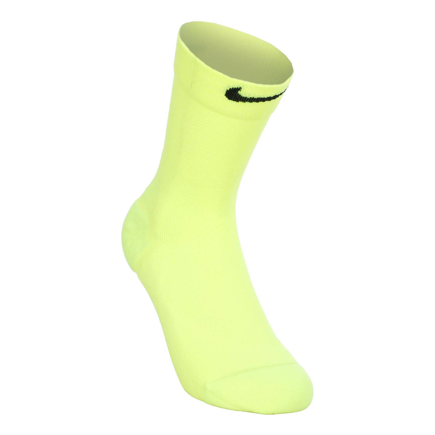 Nike Fast Midweight Crew Calcetines Para Correr-Amarillo,Negro