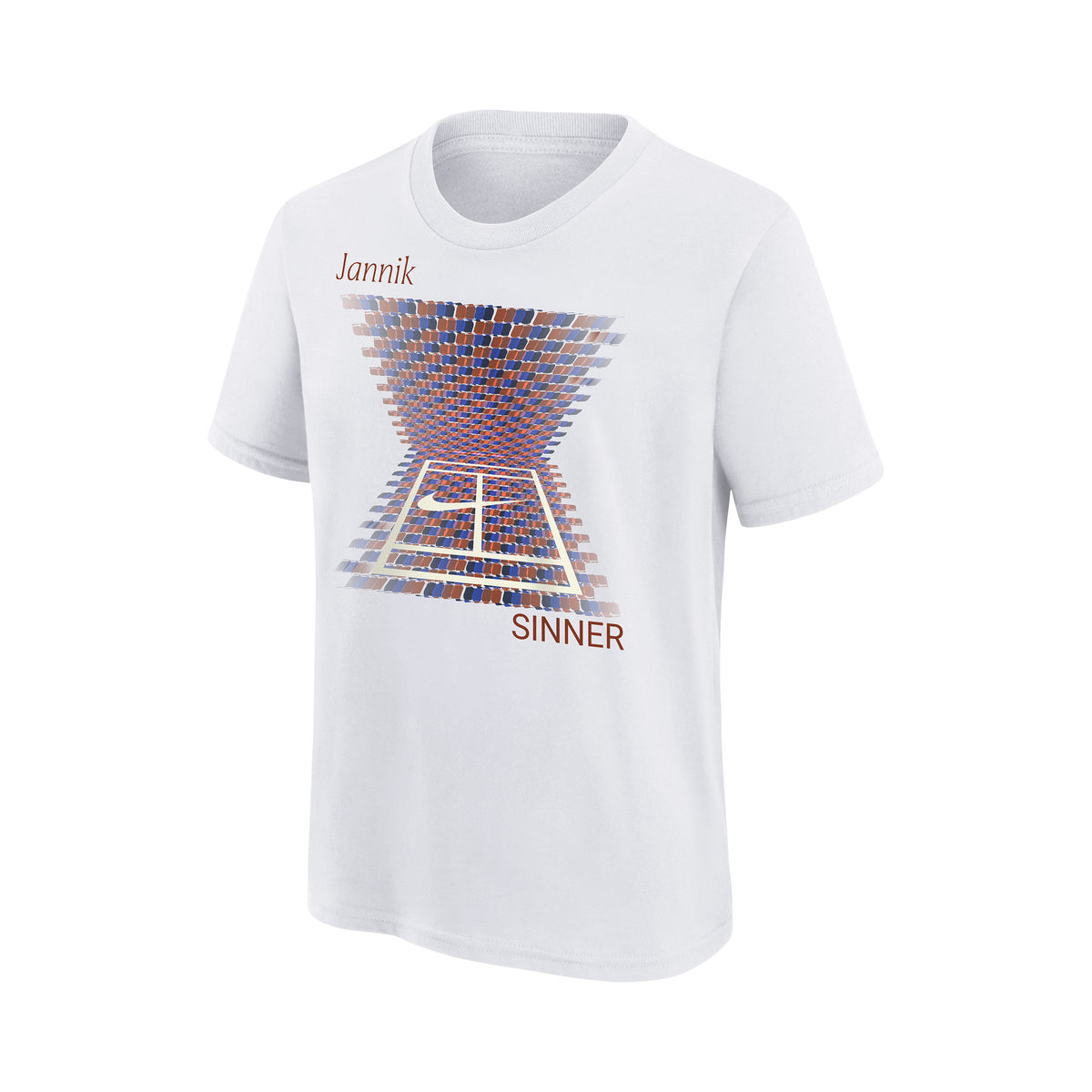 Nike Jannik Sinner Camiseta De Manga Corta Chicos-Blanco