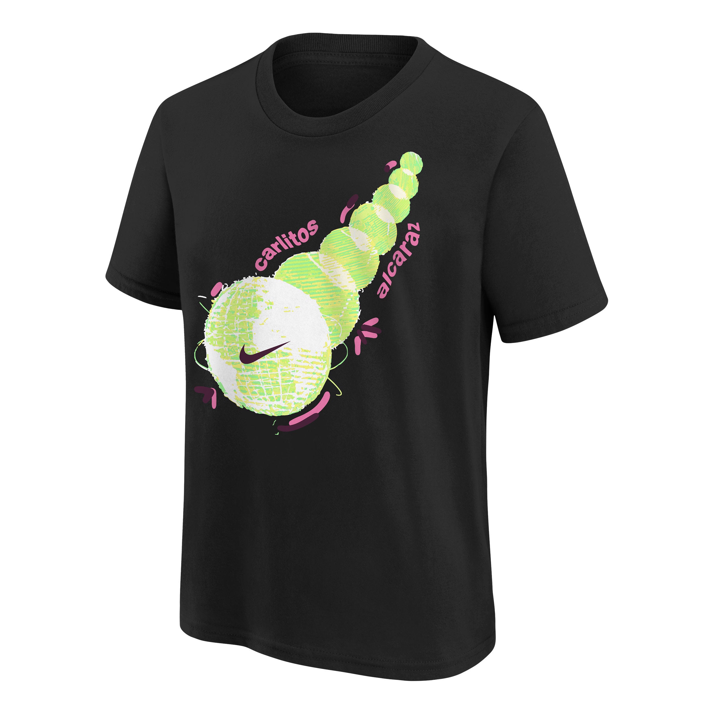 Nike Carlos Alcaraz Camiseta De Manga Corta Hombres-Negro