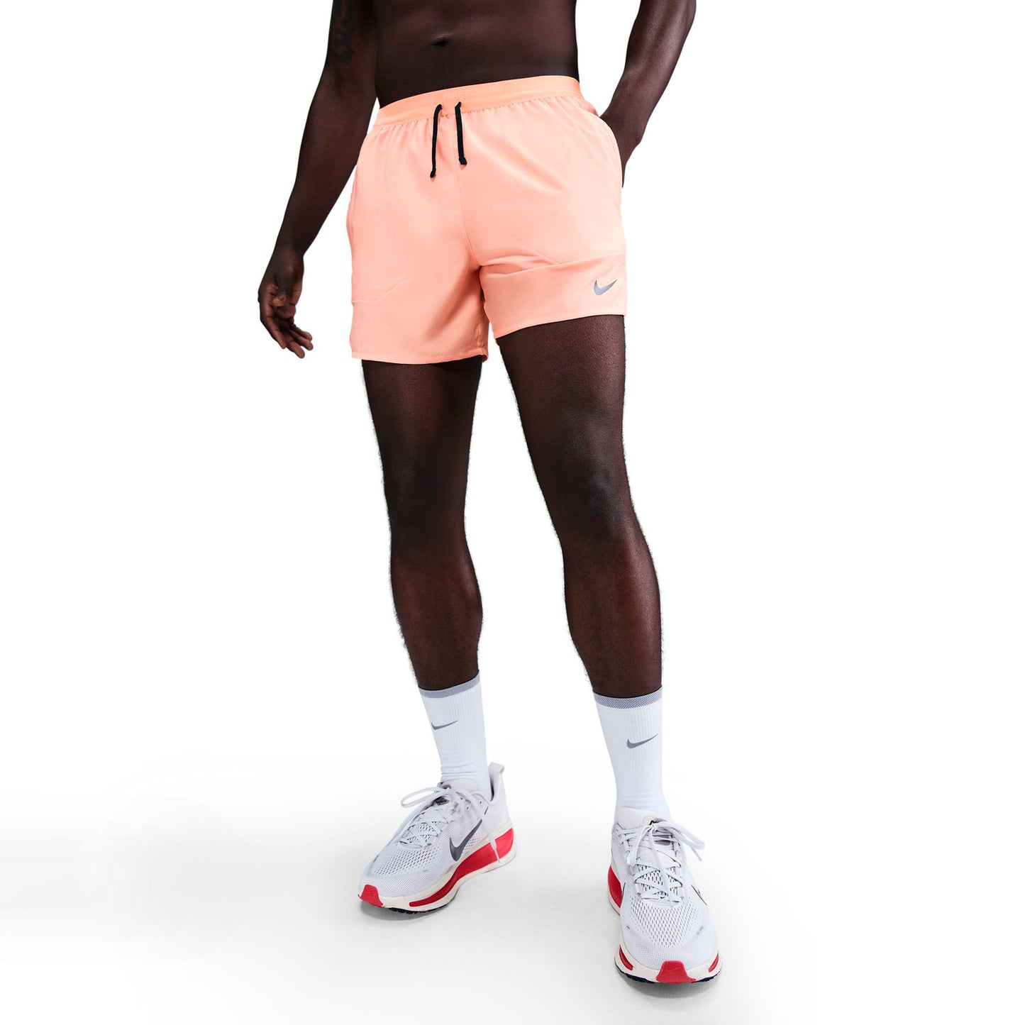 Nike Stride 5in Pantalones cortos Hombres - naranja, negro