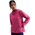 Swift Chaqueta para correr Mujeres - baya, plateado