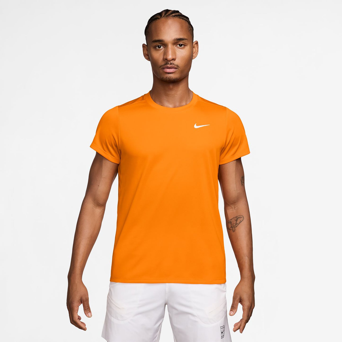 Nike Court Victory Dry Camiseta de manga corta Hombres - naranja, blanco