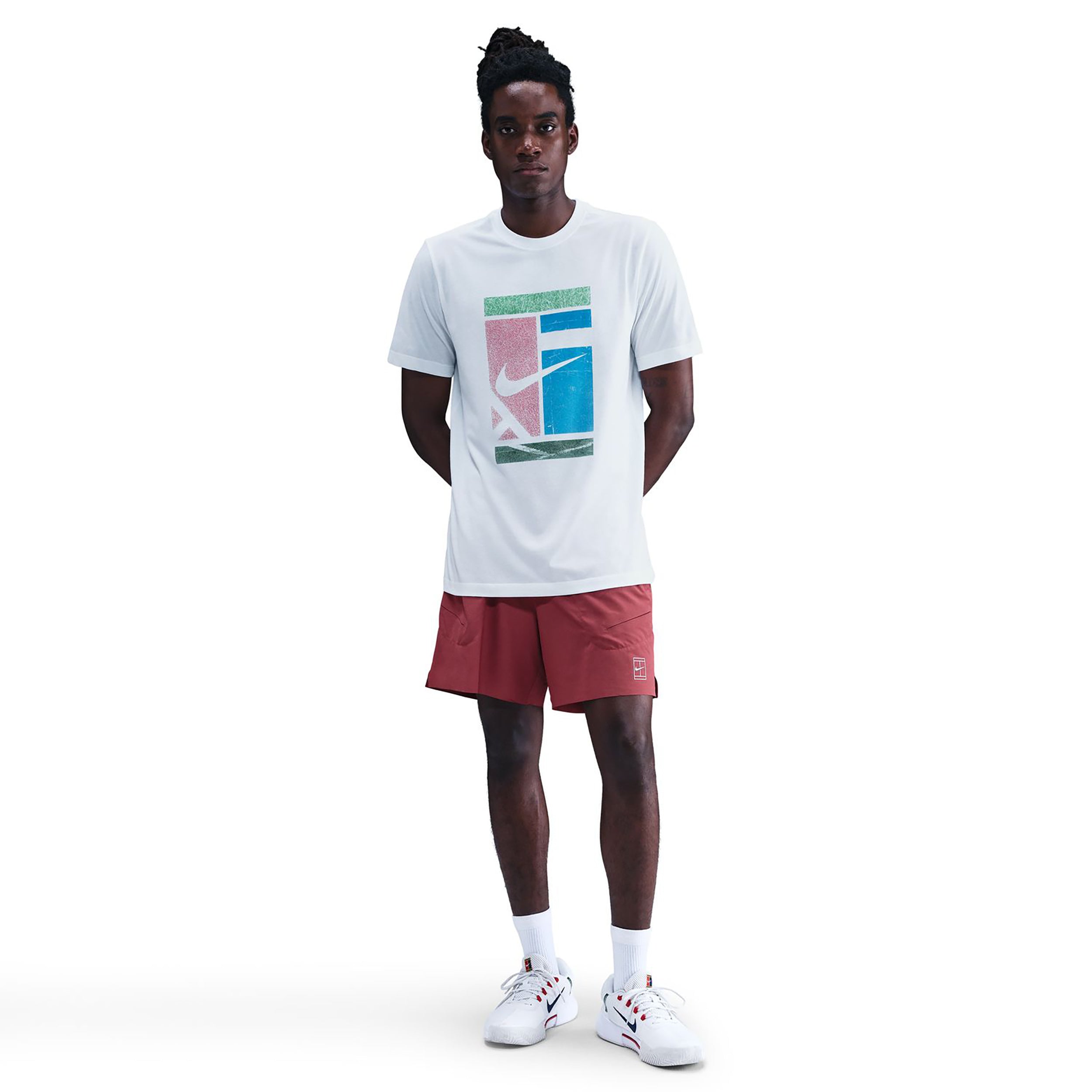 Nike Court Dri-Fit Tee Court Camiseta de manga corta Hombres-blanco