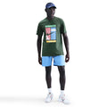 Court Dri-Fit Tee Court Camiseta de manga corta Hombres-verde oscuro