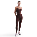 Dri-FIT One High Rise 7/8 Malla Mujeres-rojo oscuro