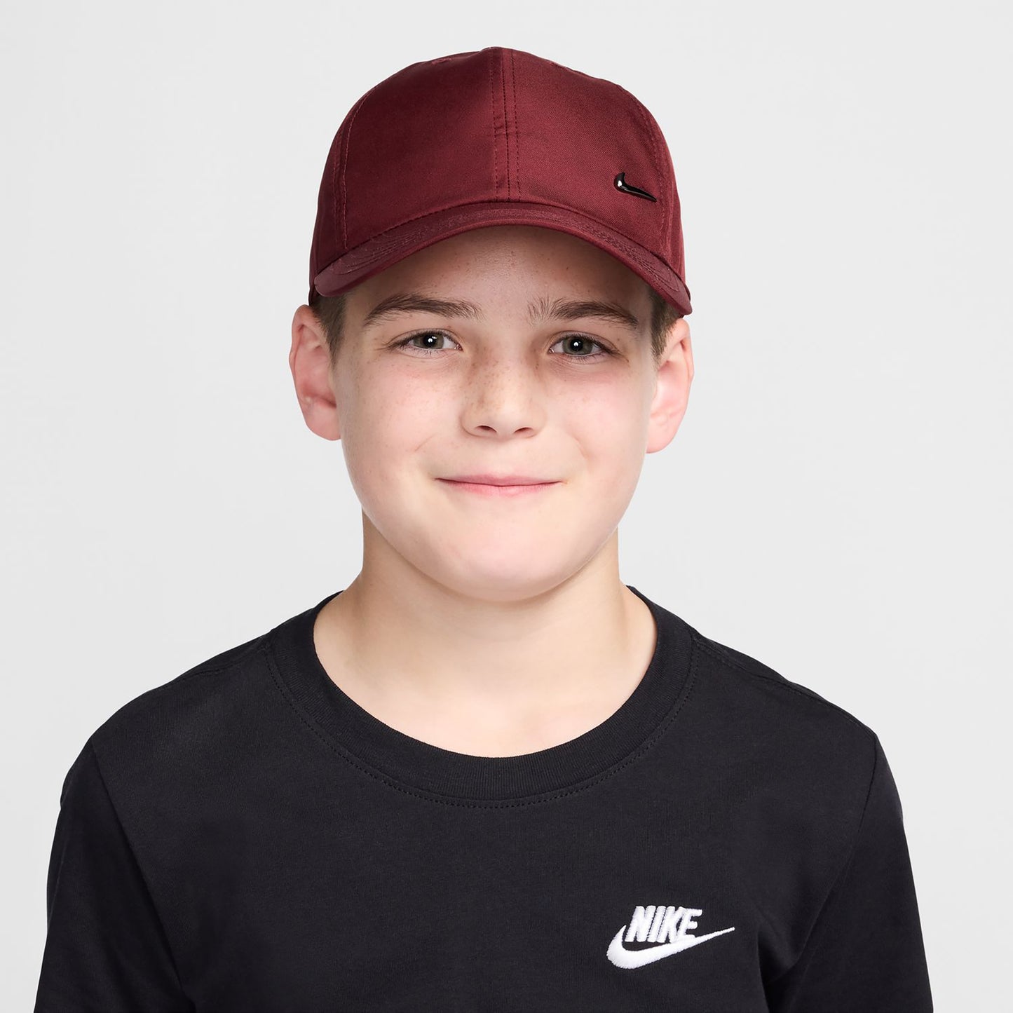 Nike Dri-FIT Club Metal Swoosh Gorra Niños-rojo vino