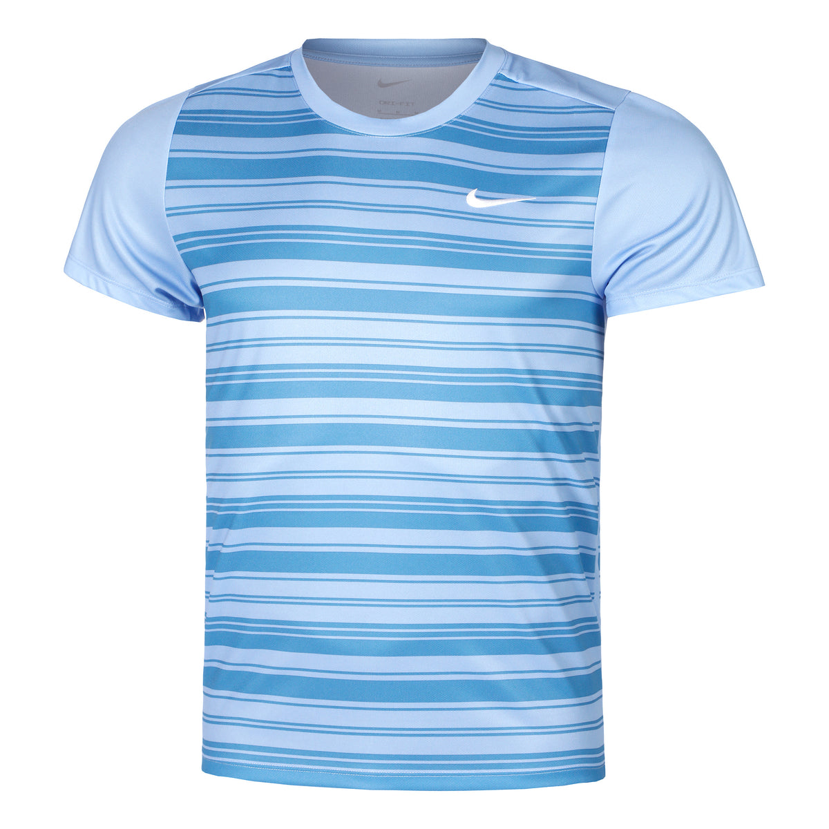 Nike Court Victory Dri-Fit Print Camiseta de manga corta Hombres - azul-gris, azul