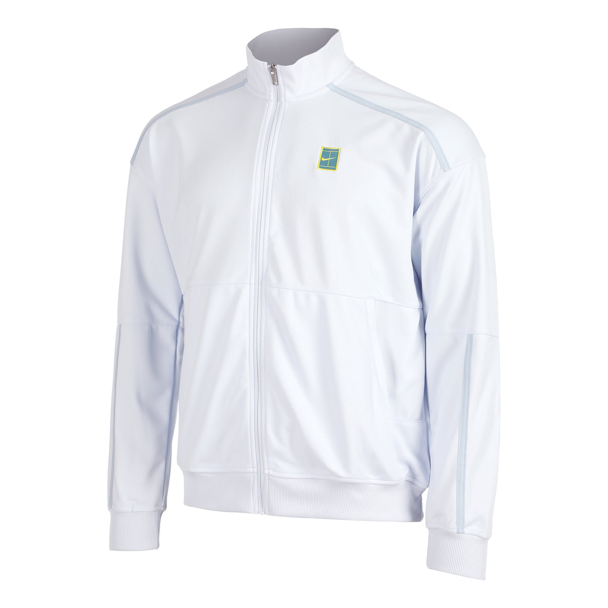 Nike Court Heritage Chaqueta De Entrenamiento Hombres-Gris Claro,Azul Claro
