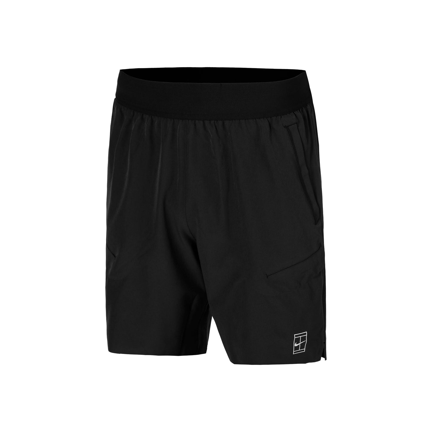 Nike Court Dri-Fit Advantage 8in Shorts Hombres-Negro,Blanco