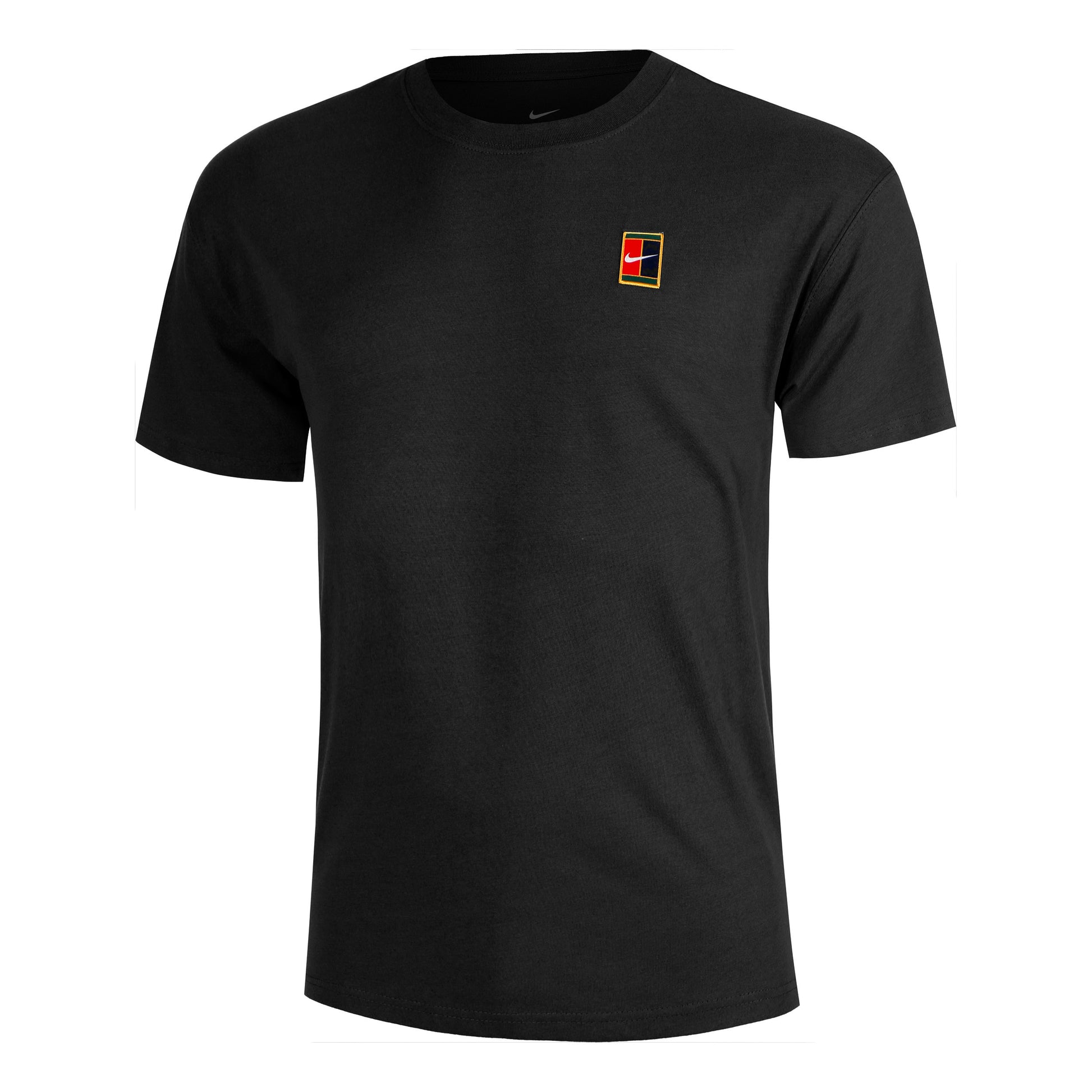 Nike Court Tee Max 90s Original Content Camiseta De Manga Corta Hombres-Negro