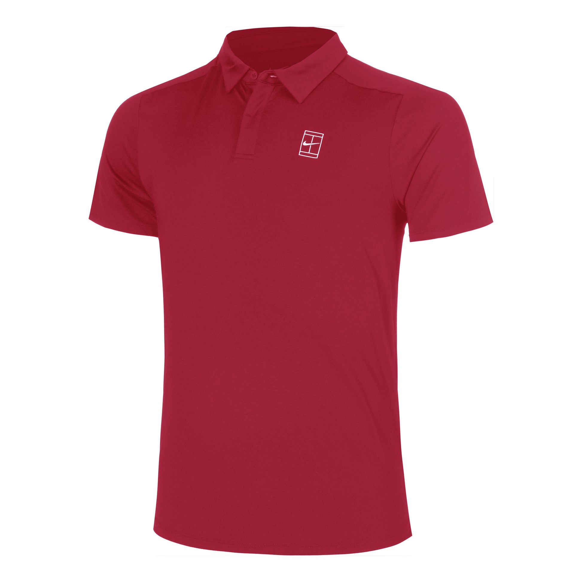 Nike Court Dri-FIT Advantage Polo Hombres - rojo, rojo
