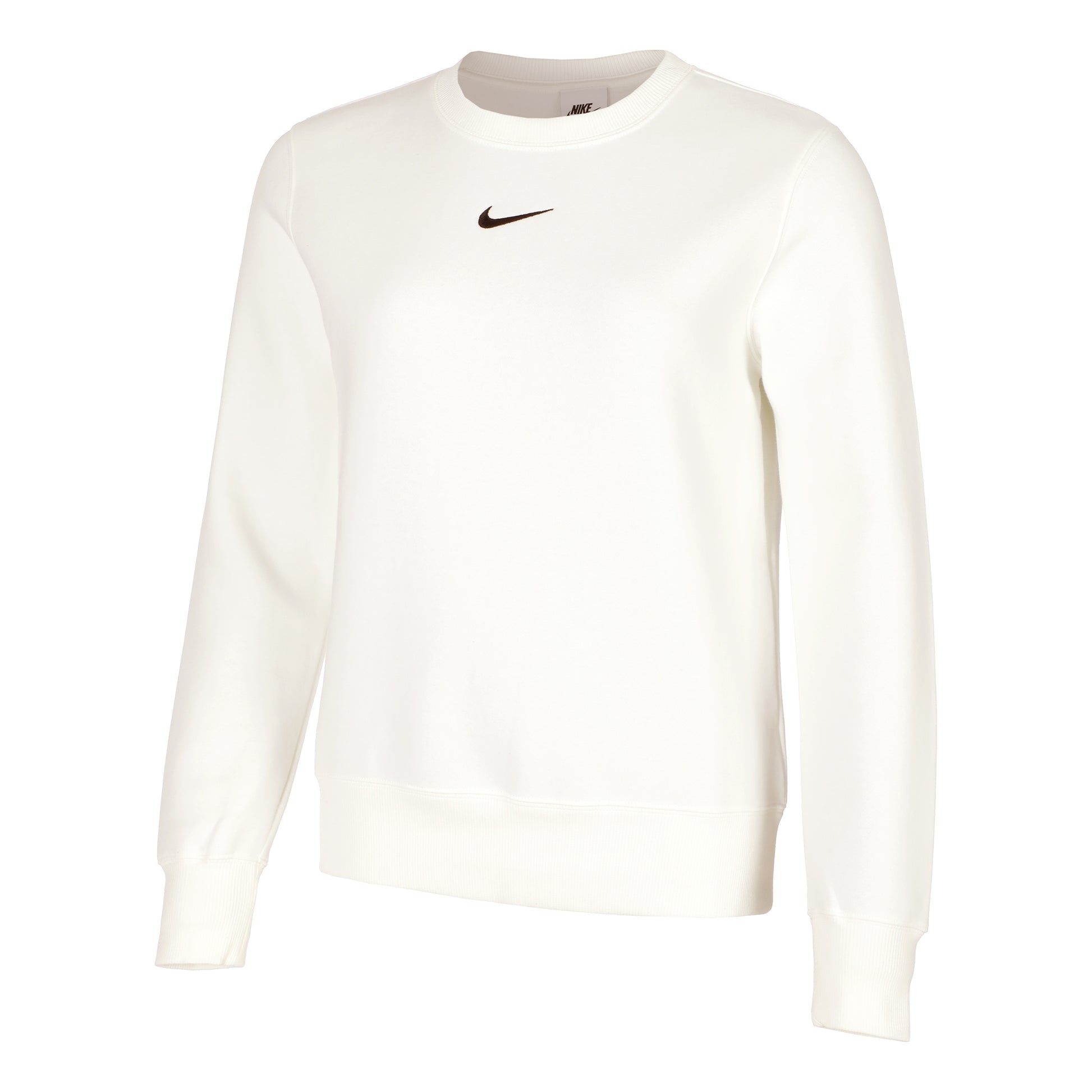 Nike Phoenix Fleece Crew Sudadera Mujeres - blanco, negro
