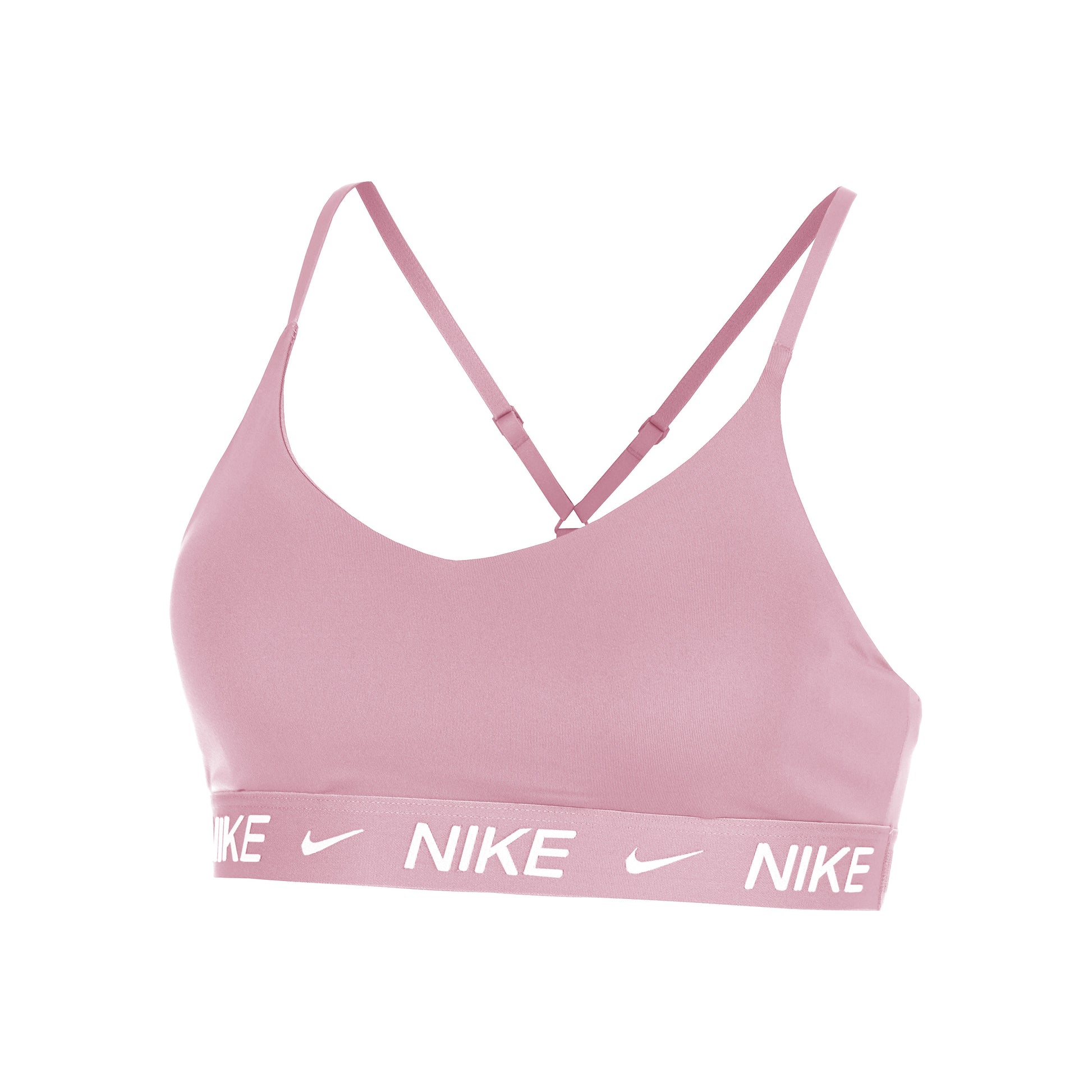 Nike Dri-Fit INDY LGT Support Sujetador deportivo Mujeres-rosa viejo