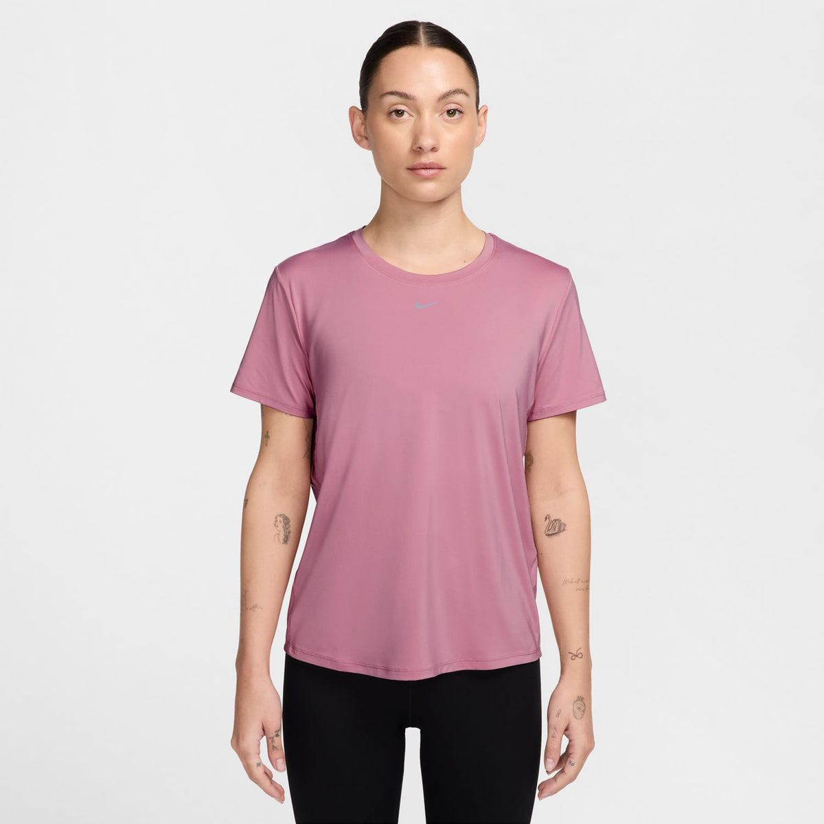 Nike One Dri-Fit Camiseta De Manga Corta Mujeres-Berry