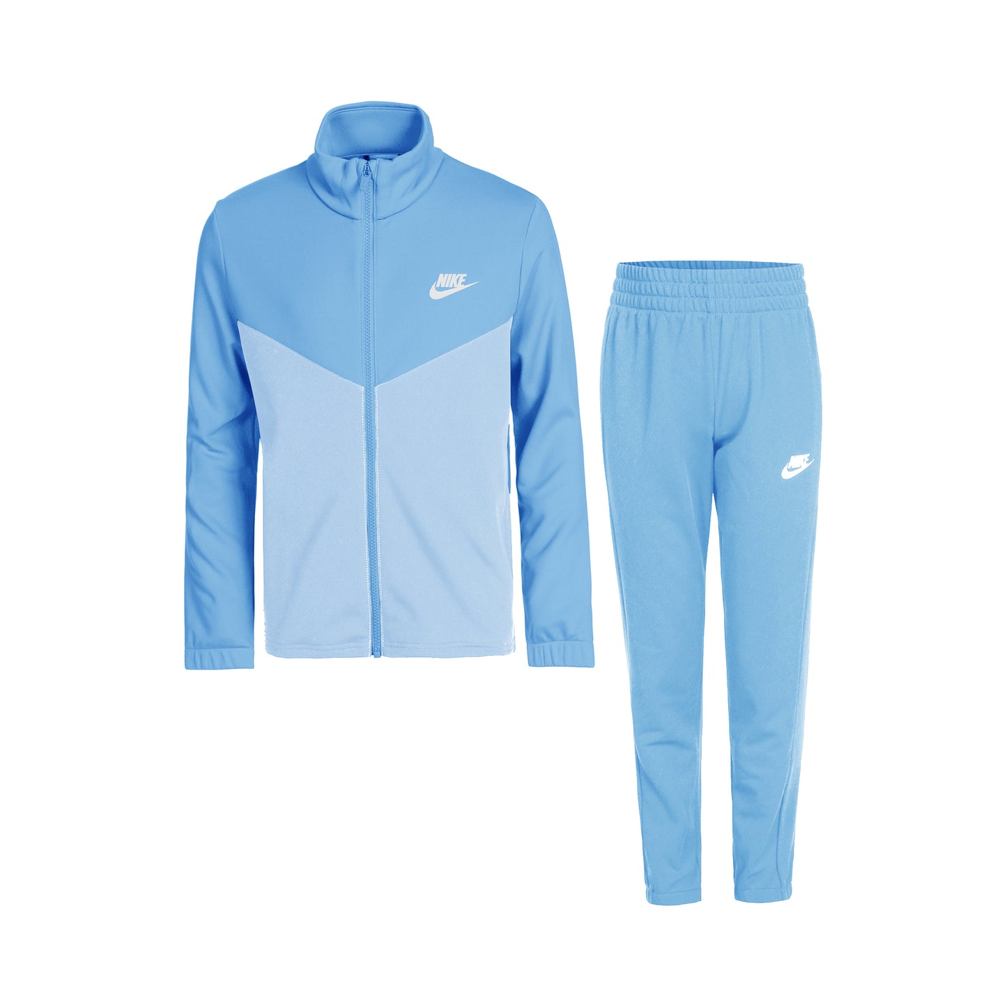 Nike Poly Fullzip Chándal Niños-Azul Claro