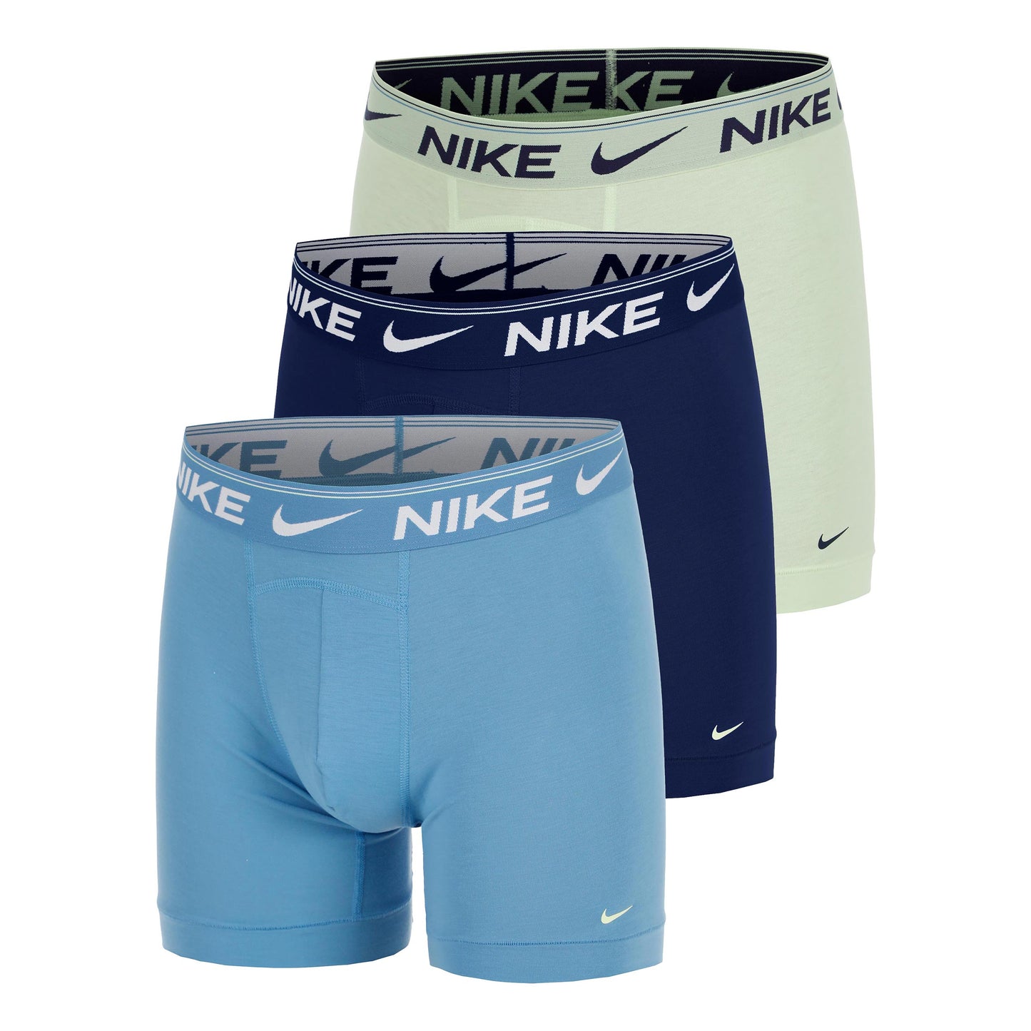 Nike Ultra Comfort Calzoncillos tipo bóxer Pack de 3 Hombres - azul, salvia