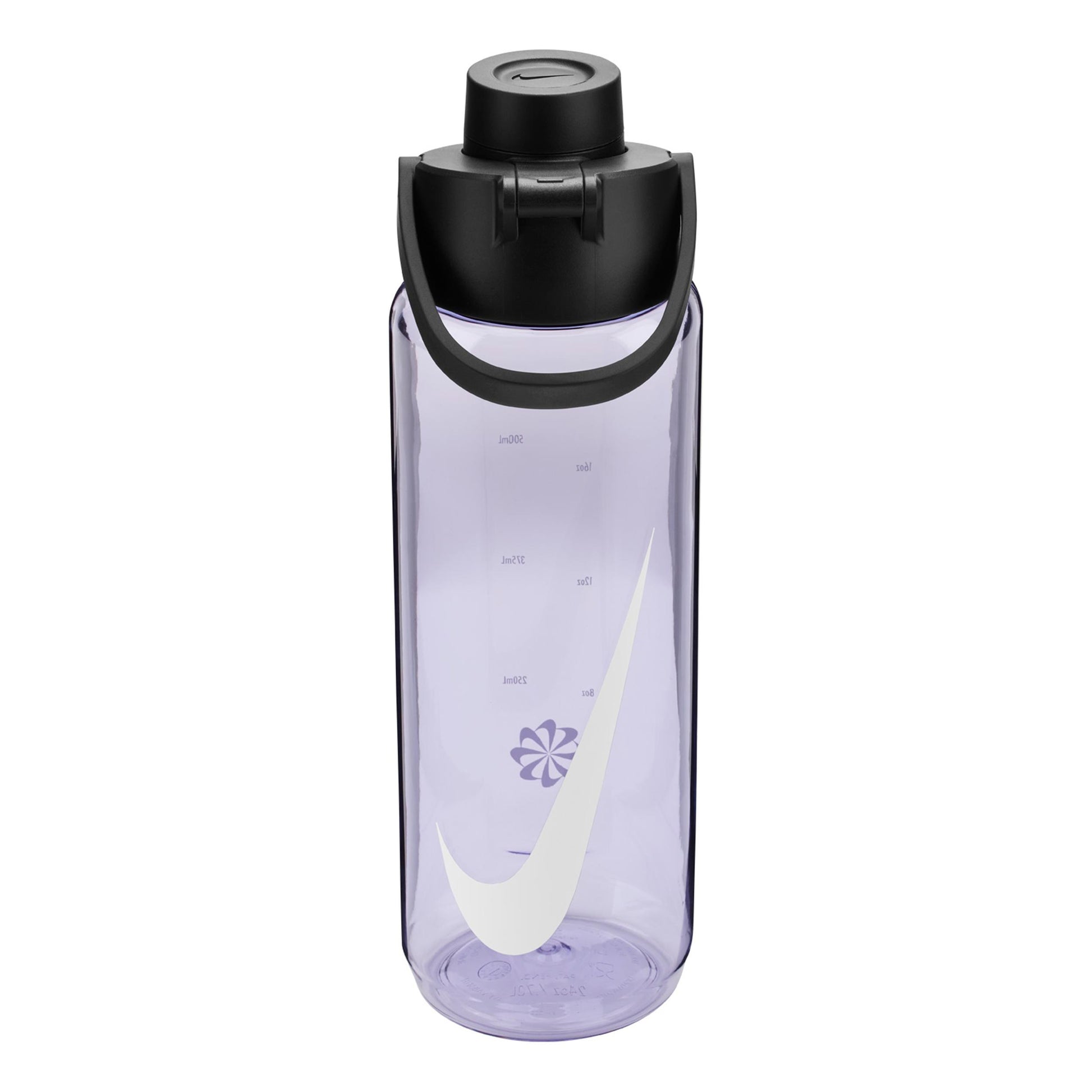 Nike Recharge Chug Bottle 709ml Graphic Botella-Negro,Blanco