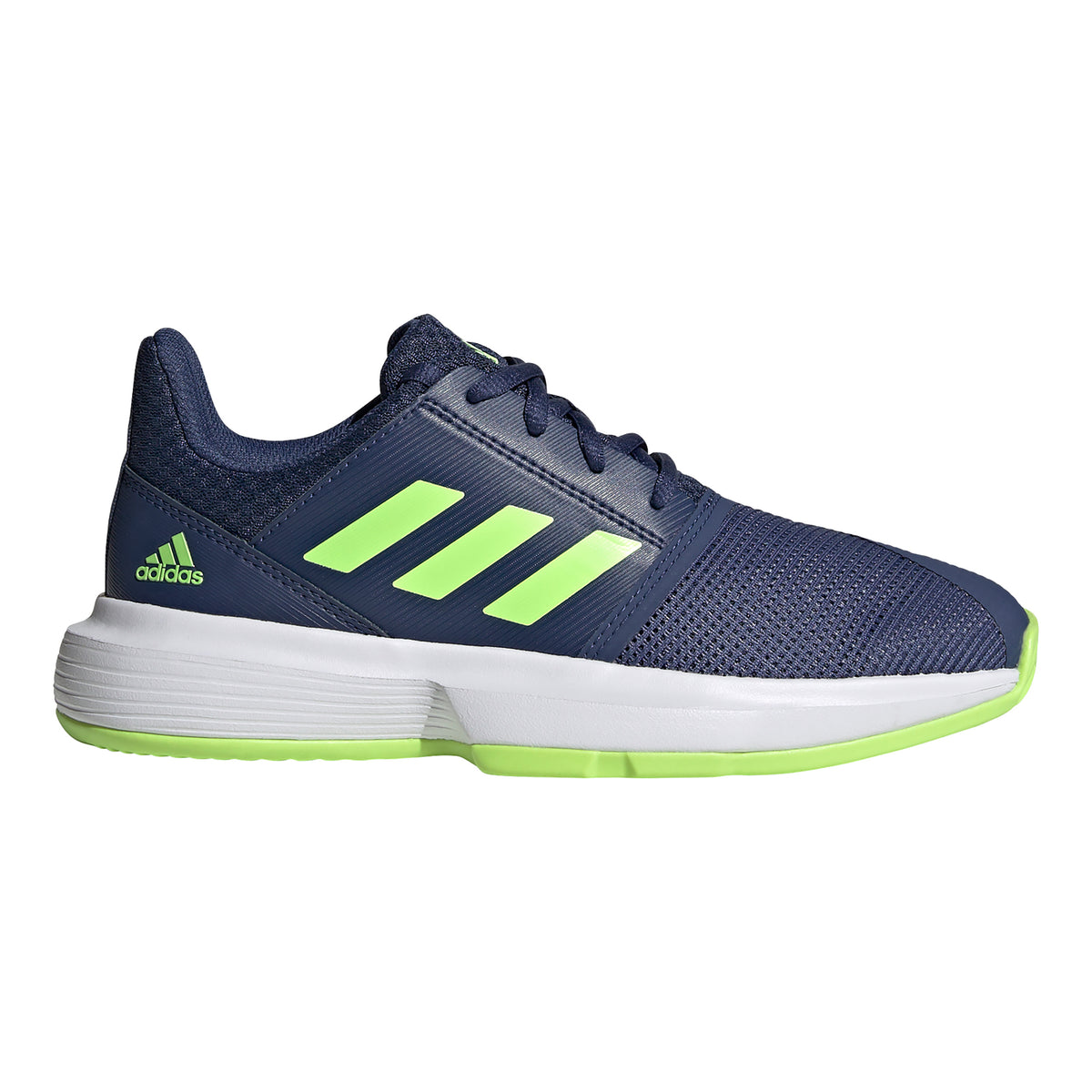 adidas Court Jam X Zapatilla todas las superficies Niños - azul oscuro, verde neón