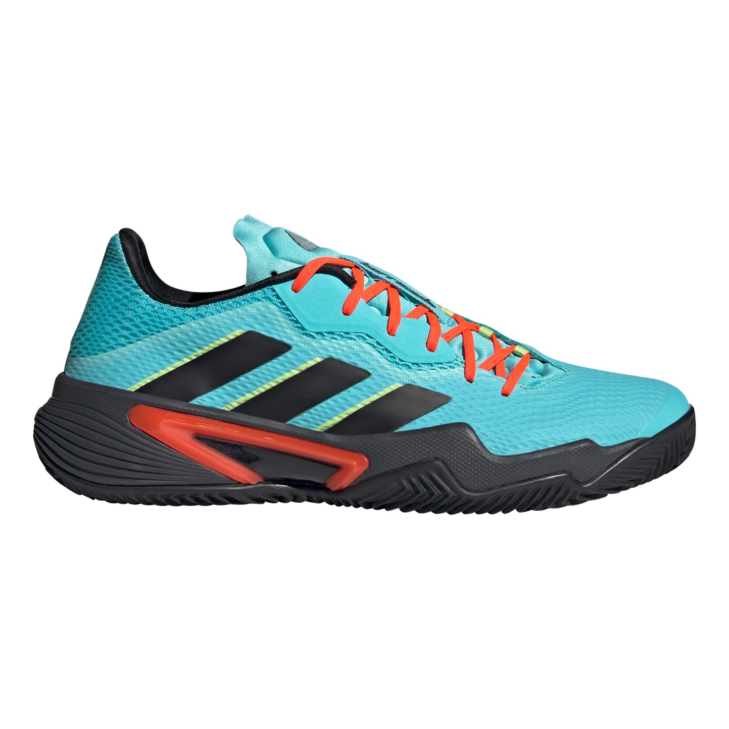 adidas Barricade Zapatilla tierra batida Hombres - turquesa, negro